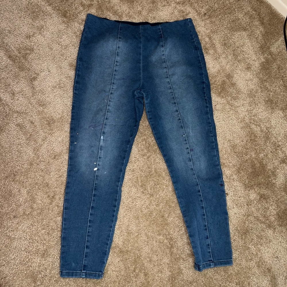 Painted jeans